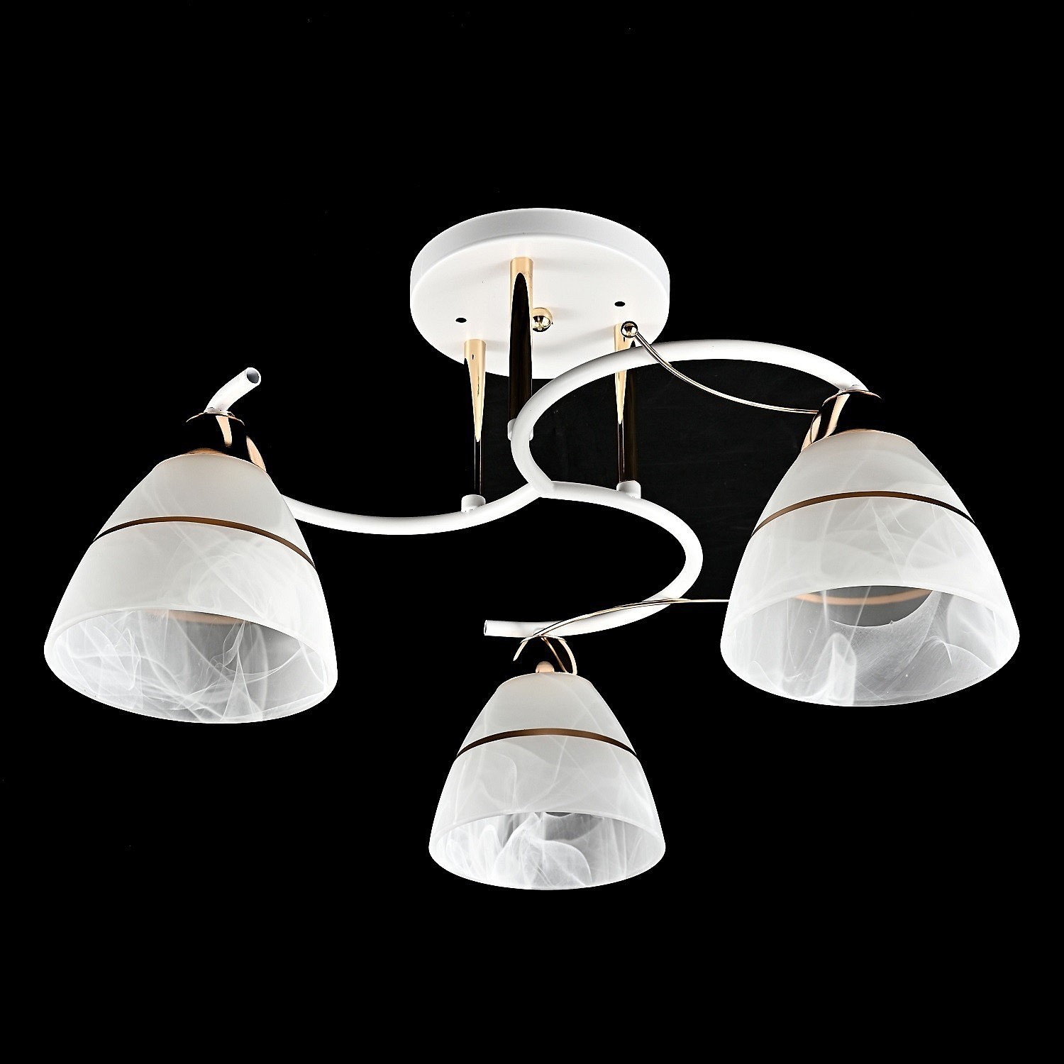 Потолочная люстра ЭкономСвет 10098 10098/3WT+FGD WT