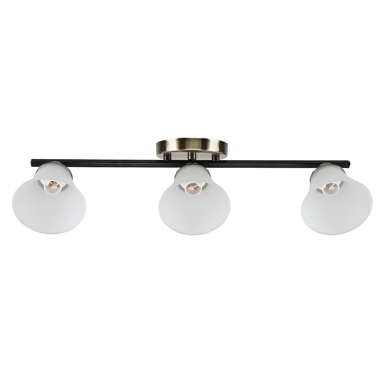 Светильник спот ЭкономСвет 10165 10165/3AB+BK WT