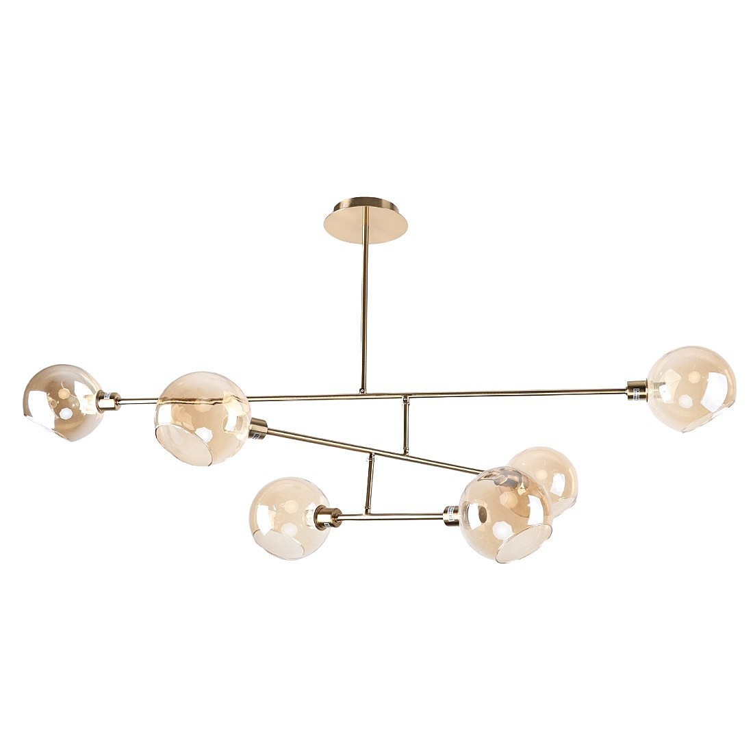 Потолочная люстра ЭкономСвет 10193 10193/6COP BR