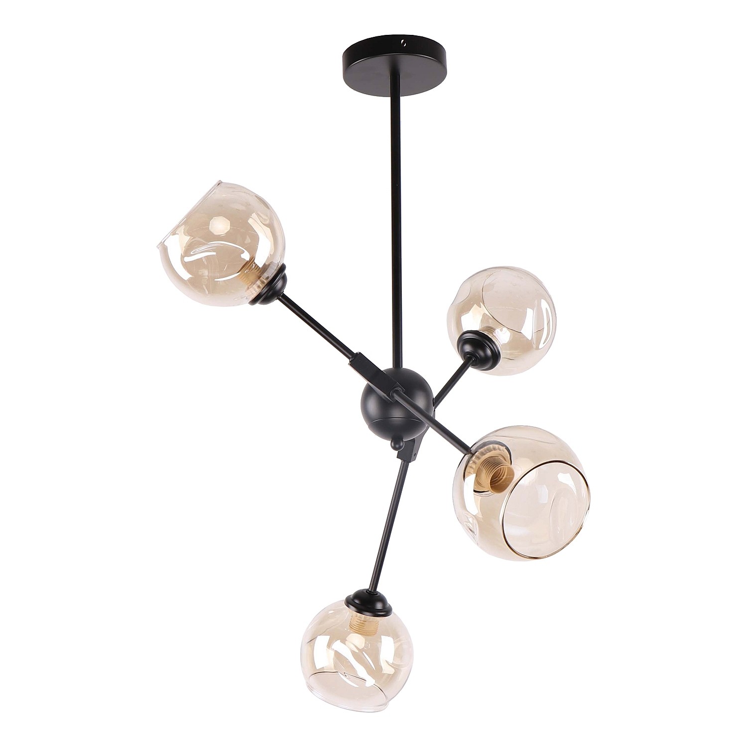 Потолочная люстра ЭкономСвет 10867 10867/4BK AMB