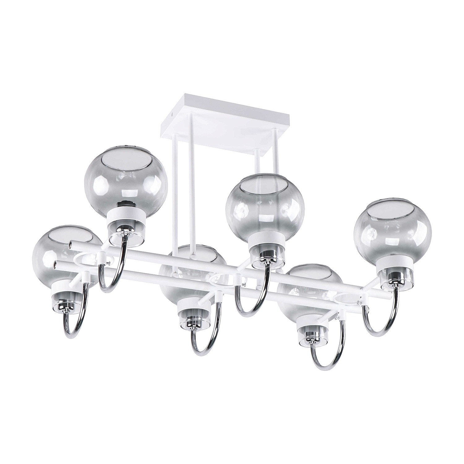 Потолочная люстра ЭкономСвет 10904 10904/6WT+CR SM