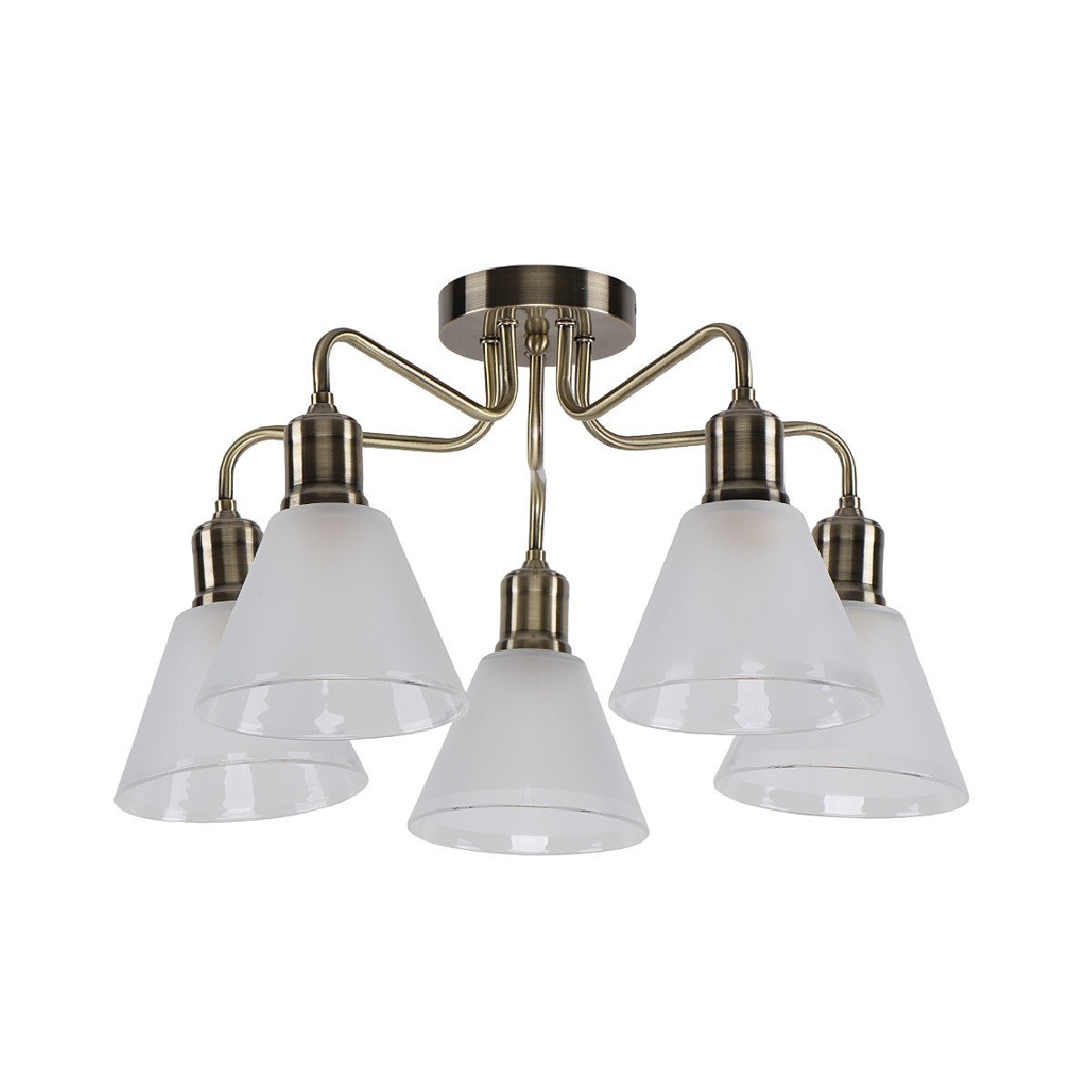 Потолочная люстра ЭкономСвет 11034 11034/5AB WT