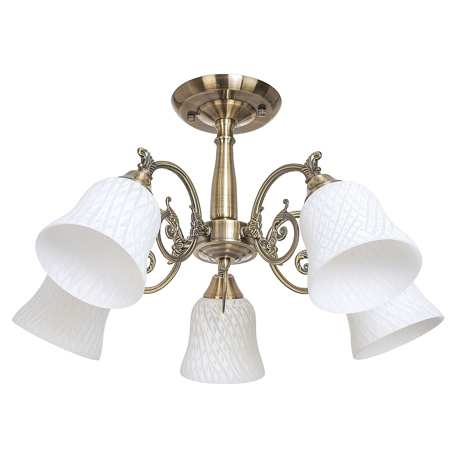 Потолочная люстра ЭкономСвет 11232 11232/5AB WT