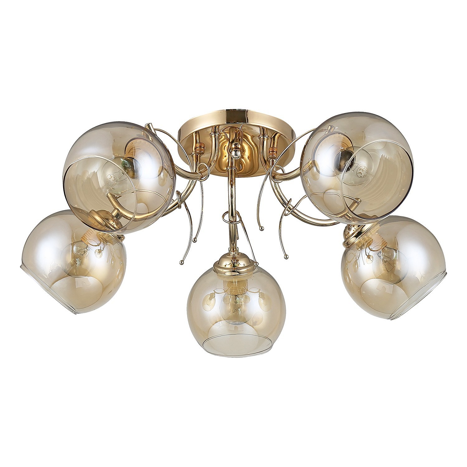 Потолочная люстра ЭкономСвет 12152 12152/5FG CP