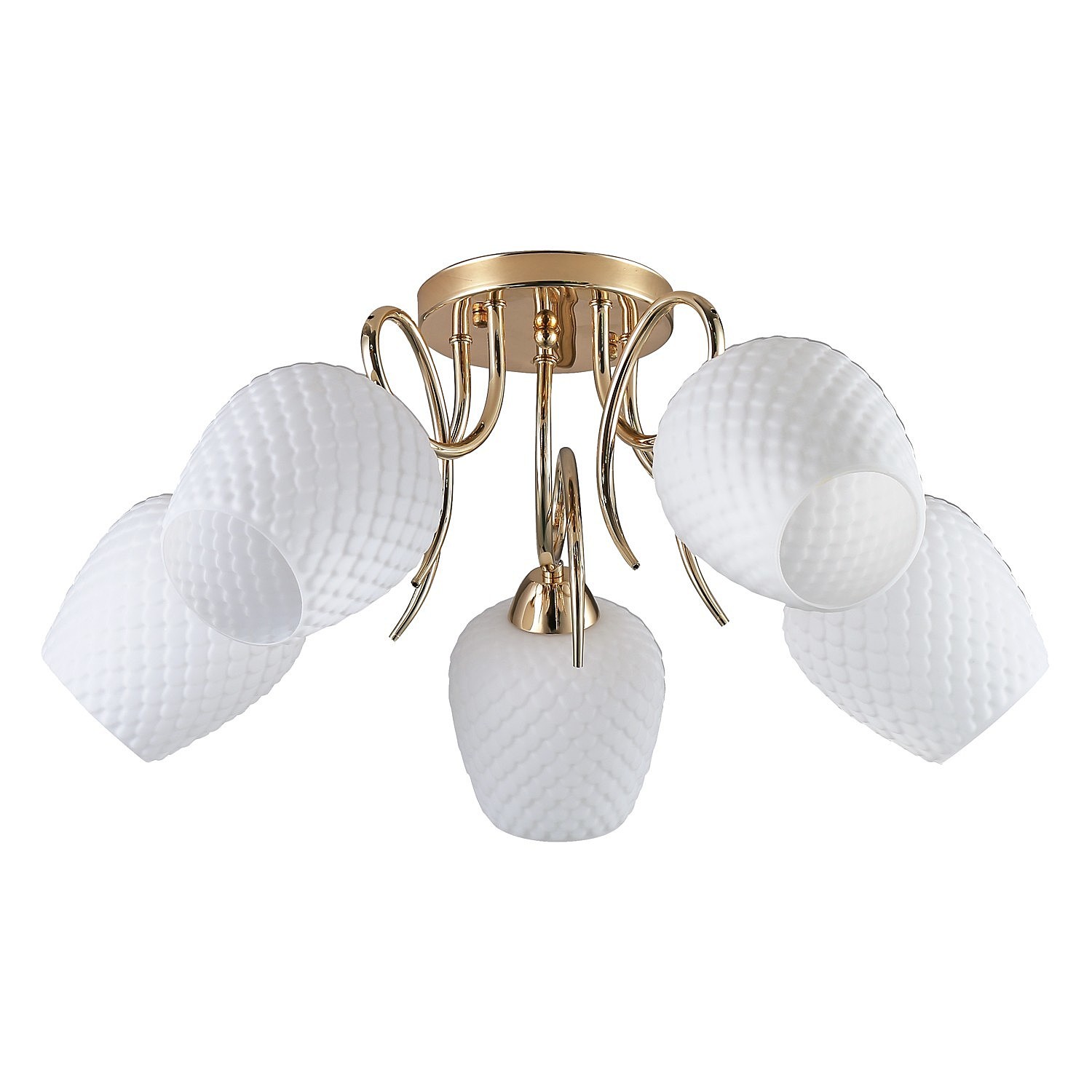 Потолочная люстра ЭкономСвет 12154 12154/5FG WT