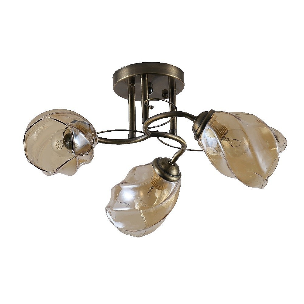 Потолочная люстра ЭкономСвет 12179 12179/3BRS AMB