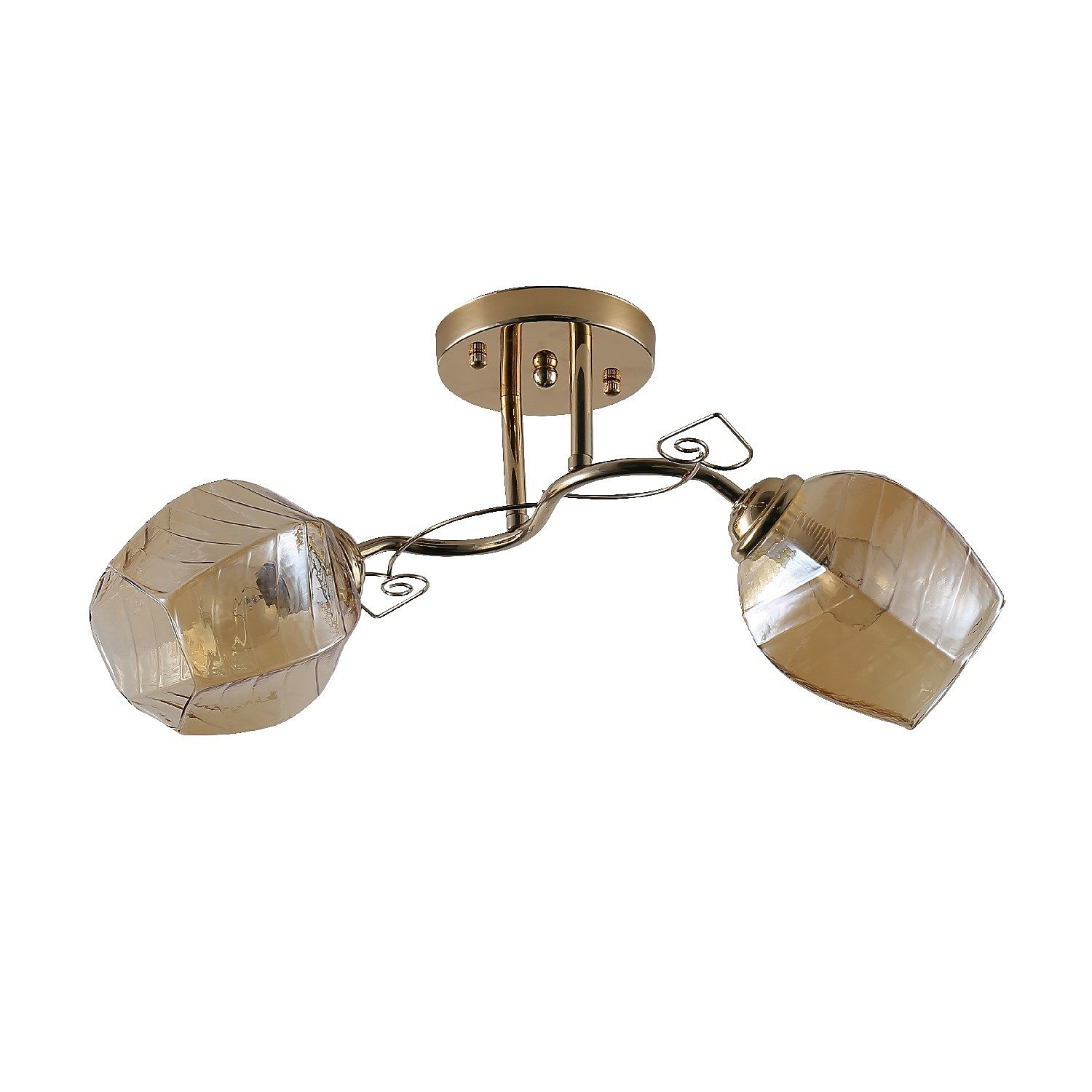 Потолочная люстра ЭкономСвет 12180 12180/2FGD AMB