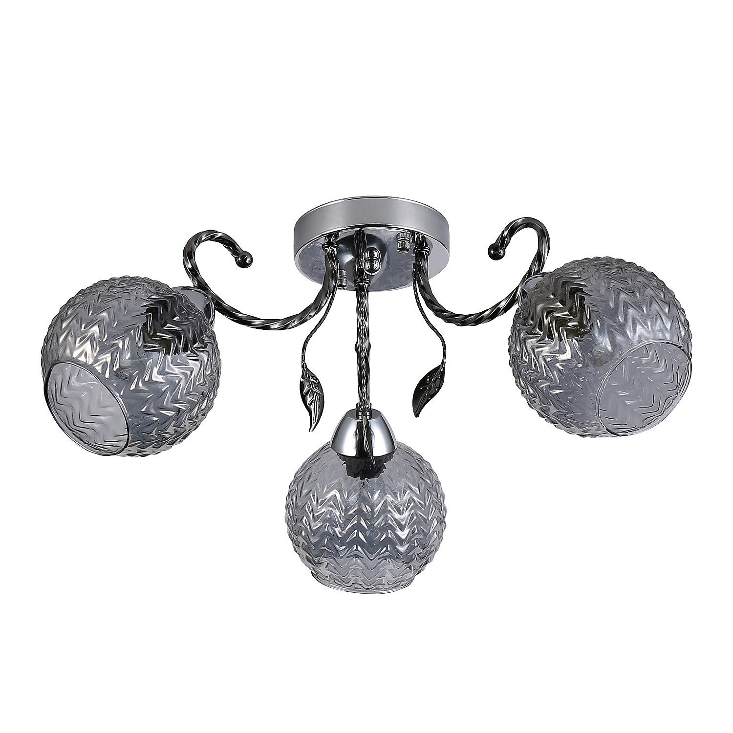 Потолочная люстра ЭкономСвет 12193 12193/3CR+PBK SM