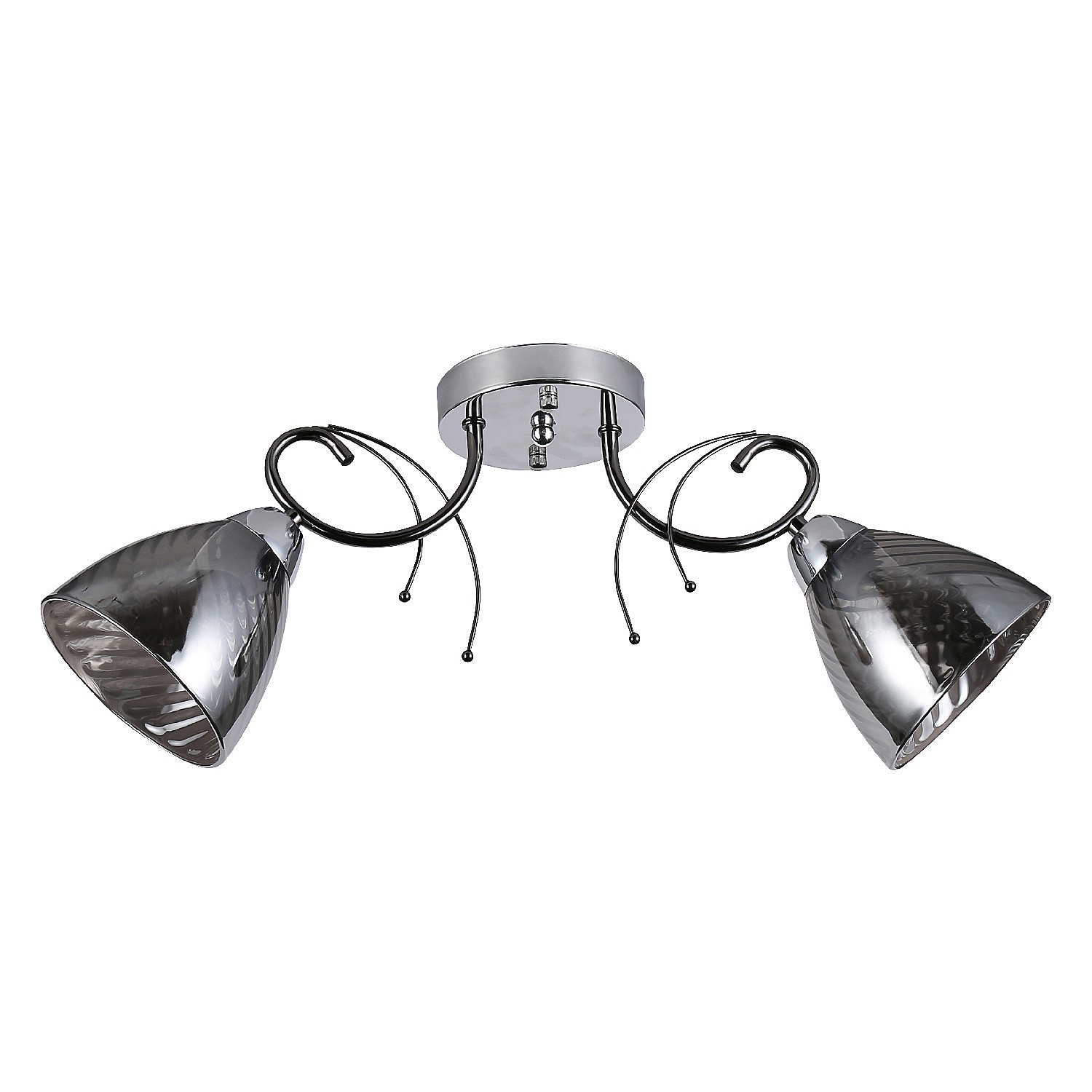 Потолочная люстра ЭкономСвет 12194 12194/2CR+PBK SM