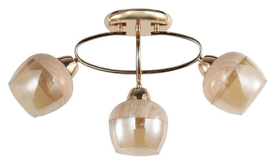 Потолочная люстра ЭкономСвет 12210 12210/3FGD AMB+WD