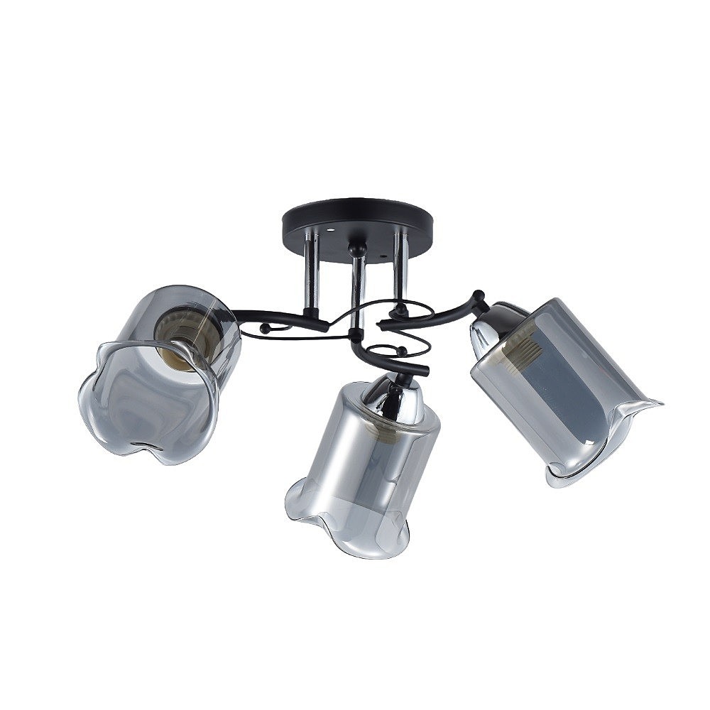 Потолочная люстра ЭкономСвет 12227 12227/3BK+CR GR