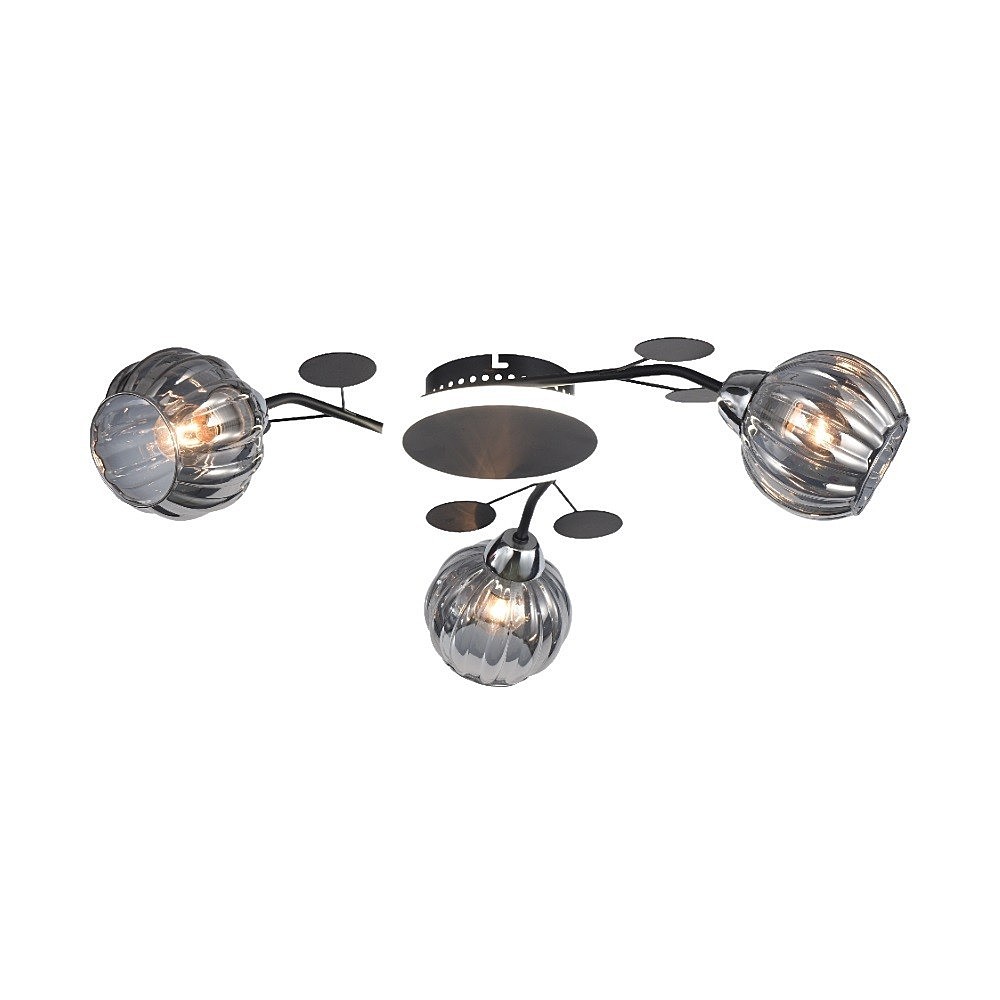 Потолочная люстра ЭкономСвет 12230 12230/3BK+CR GR LED