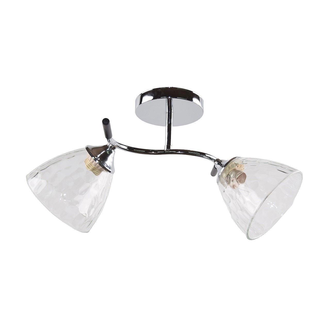 Потолочная люстра ЭкономСвет 12236 12236/2CR+BK CL