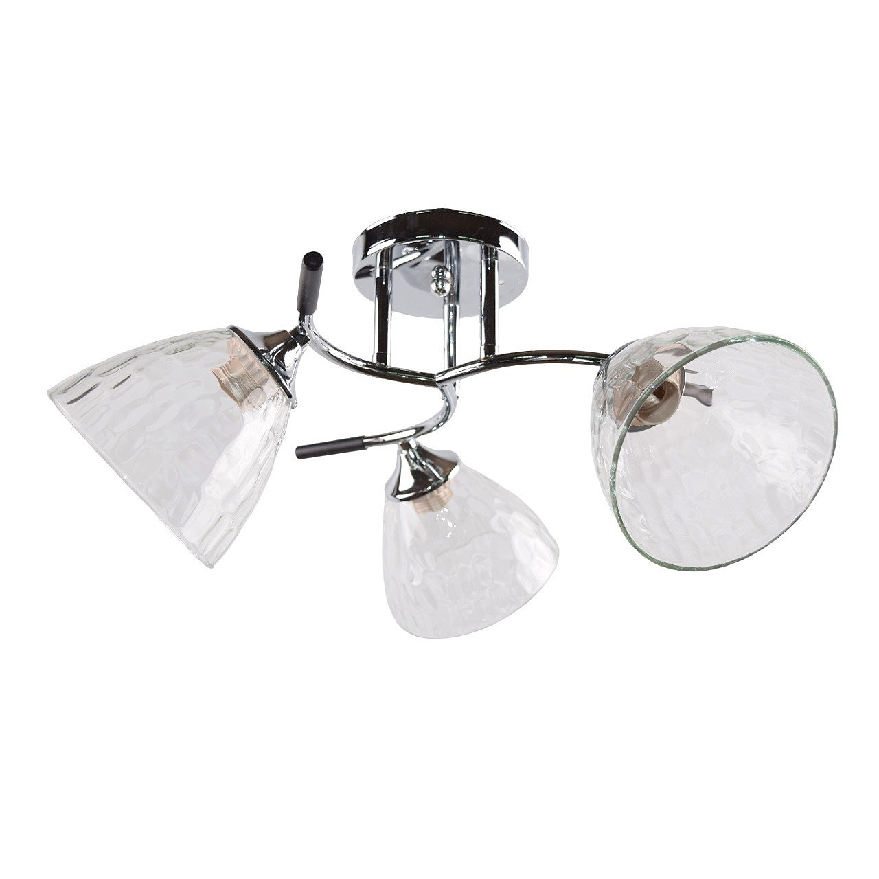 Потолочная люстра ЭкономСвет 12236 12236/3CR+BK CL