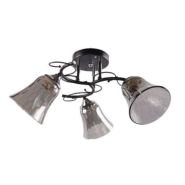 Потолочная люстра ЭкономСвет 12237 12237/3CR+BK GR