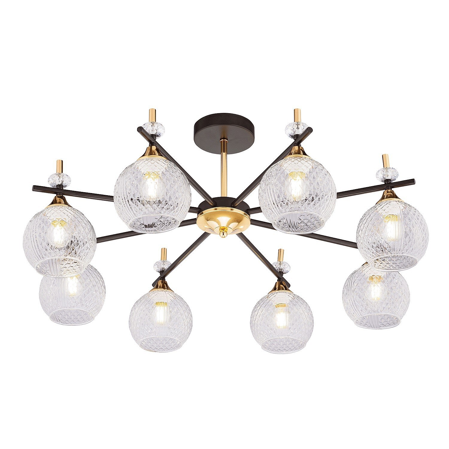 Потолочная люстра ЭкономСвет 12253 12253/8CF+FGD CL