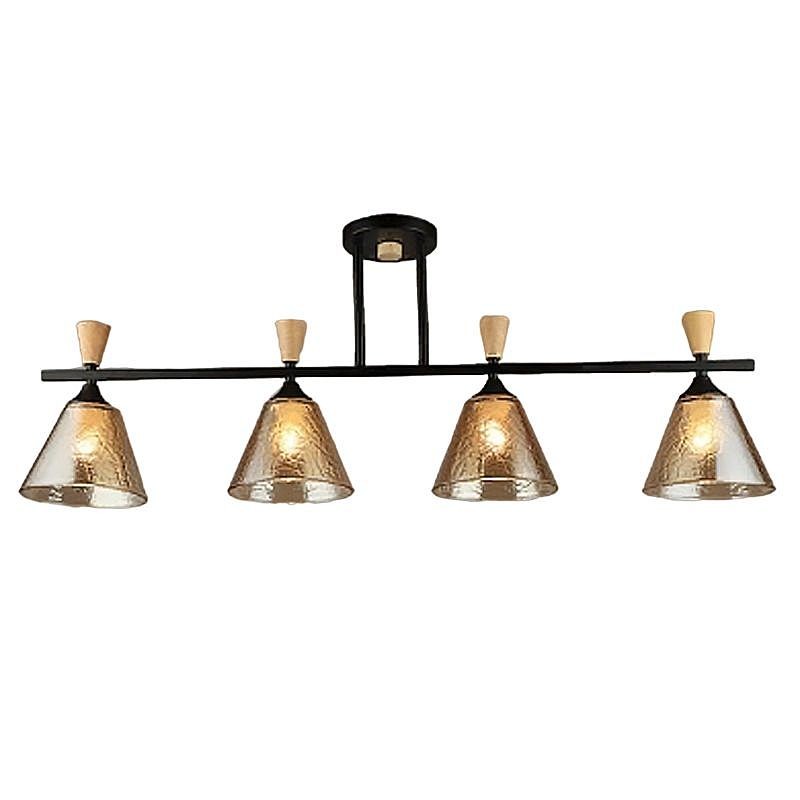 Потолочная люстра ЭкономСвет 12256 12256/4BK+WD BR