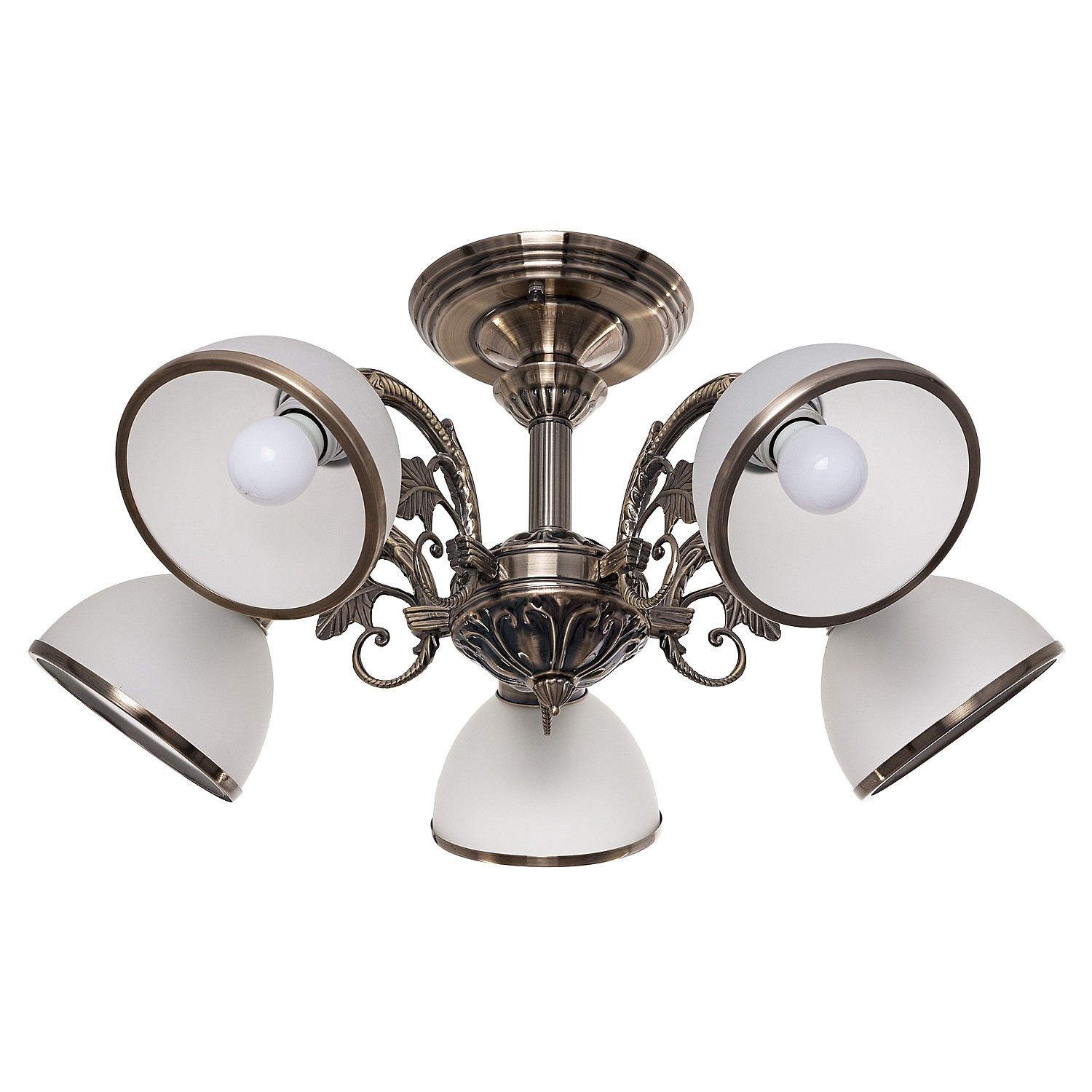 Потолочная люстра ЭкономСвет 13060 13060/5AB WT