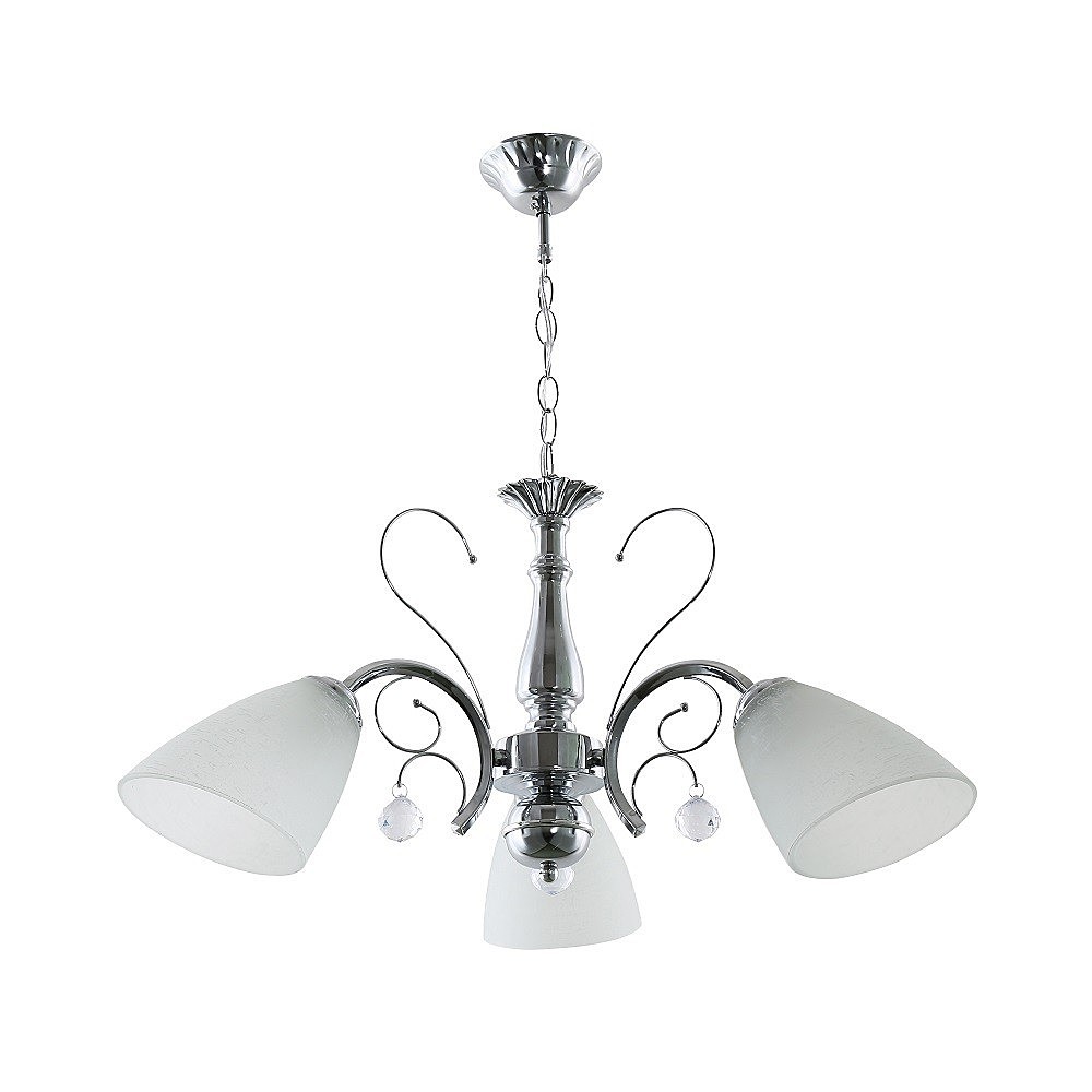 Подвесная люстра ЭкономСвет 13121 13121/3CR WT