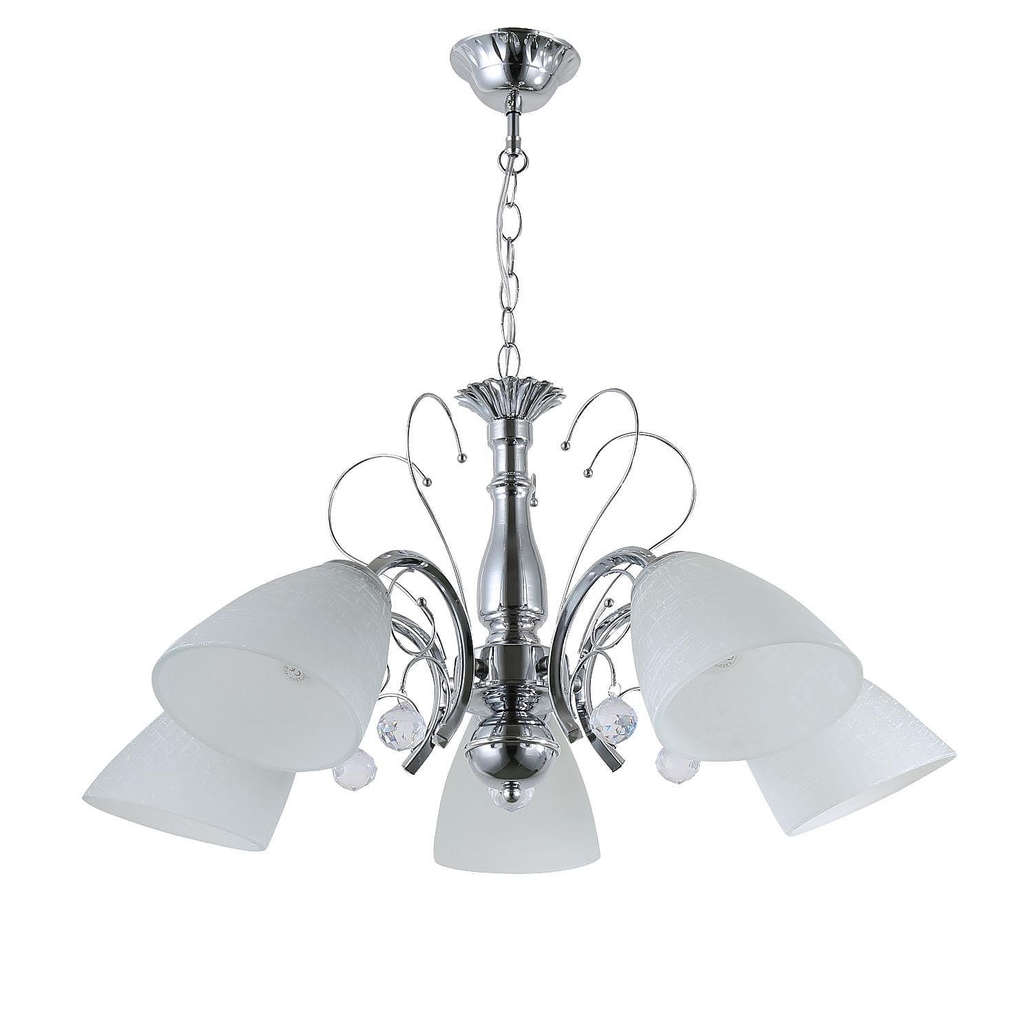 Подвесная люстра ЭкономСвет 13121 13121/5CR WT