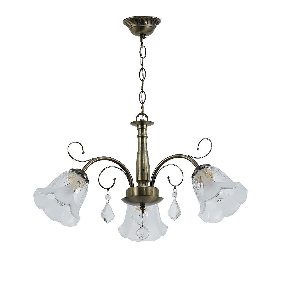 Подвесная люстра ЭкономСвет 13128 13128/3AB WT