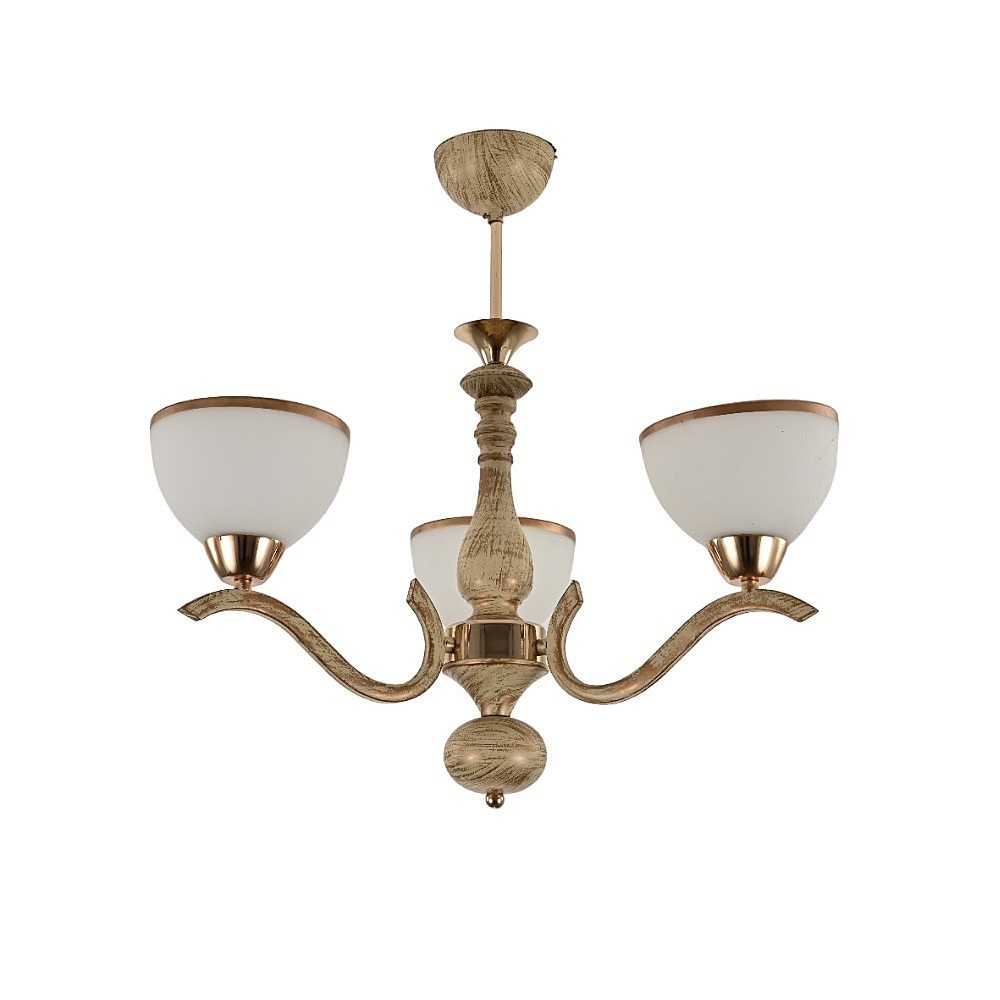 Потолочная люстра ЭкономСвет 13135 13135/3WG+FGD WT