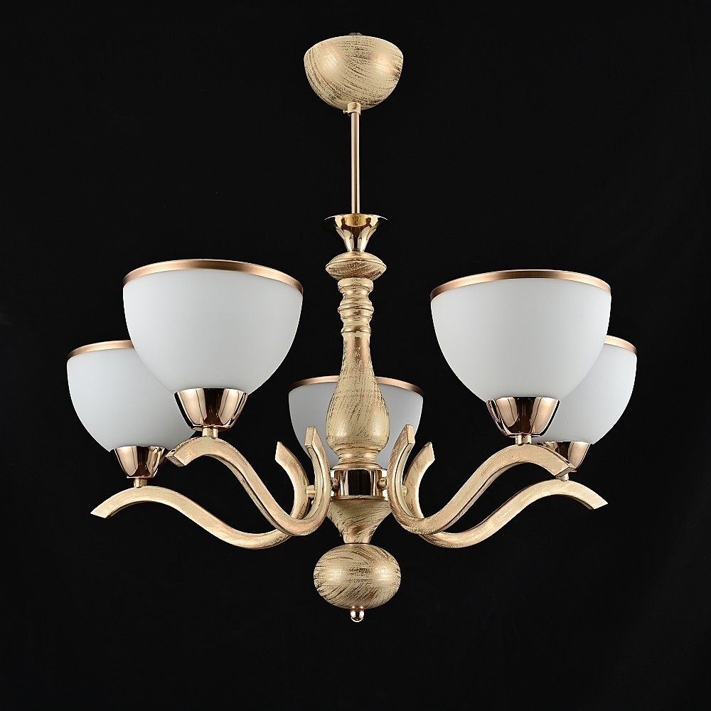 Потолочная люстра ЭкономСвет 13135 13135/5WG+FGD WT