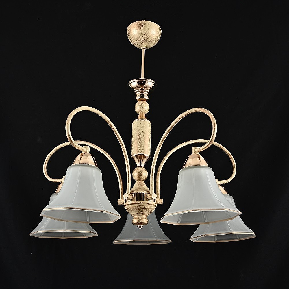 Потолочная люстра ЭкономСвет 13140 13140/5WG+FGD WT