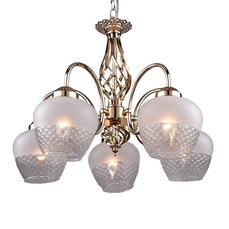 Подвесная люстра ЭкономСвет 13142 13142/5FGD WT+CL