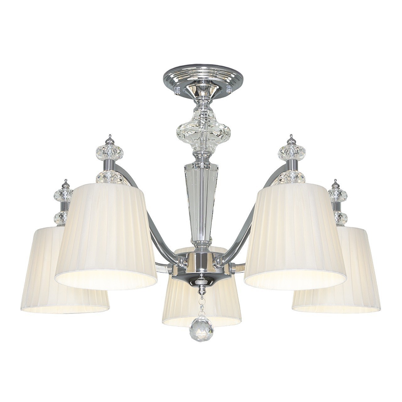 Потолочная люстра ЭкономСвет 13145 13145/5CR WT