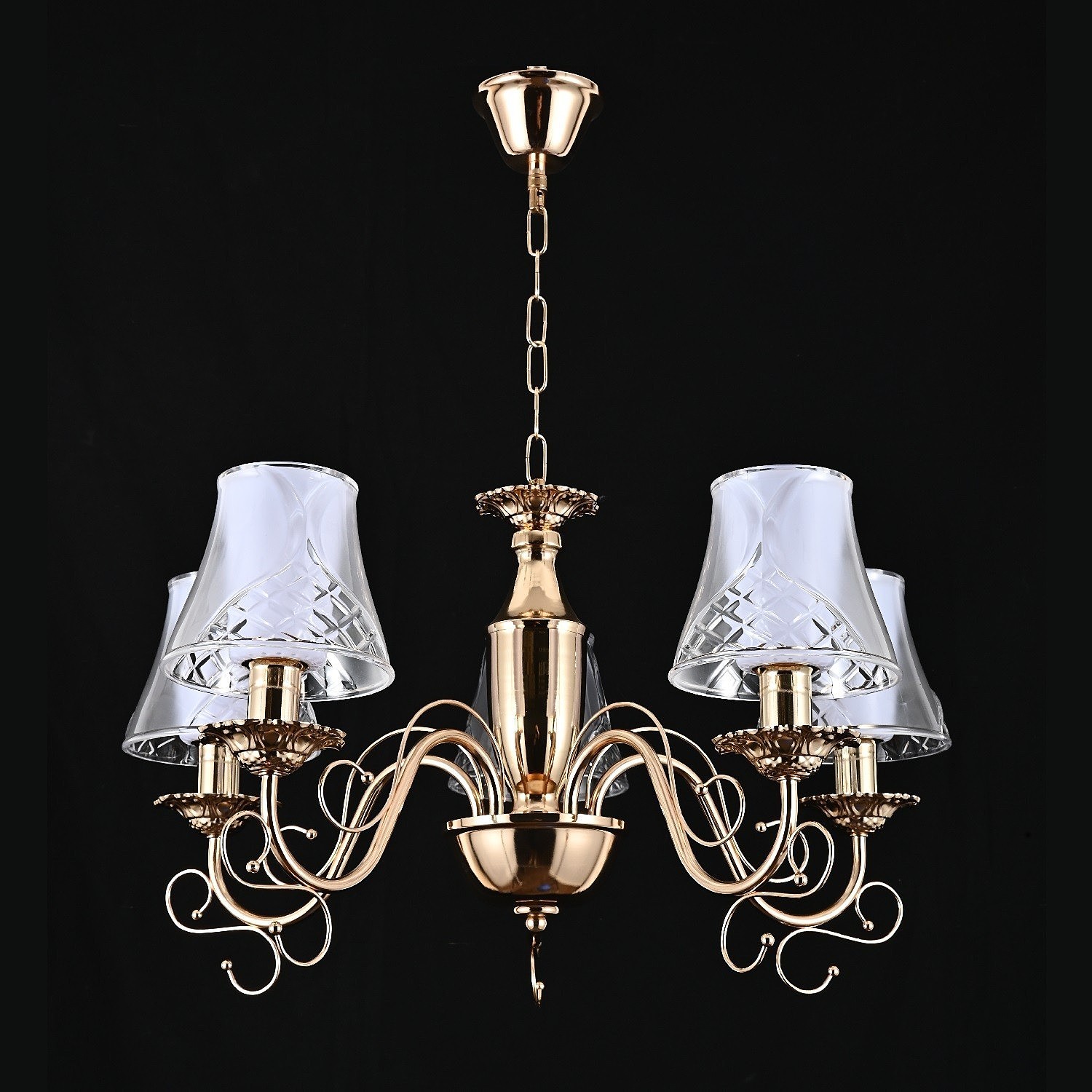 Подвесная люстра ЭкономСвет 13154 13154/5FGD WCL