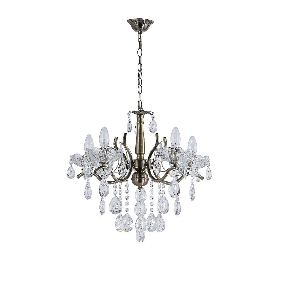 Подвесная люстра ЭкономСвет 15021 15021/5AB+CL