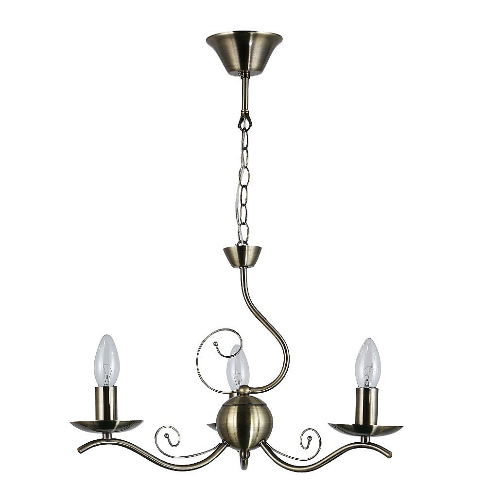 Подвесная люстра ЭкономСвет 15022 15022/3AB+CL