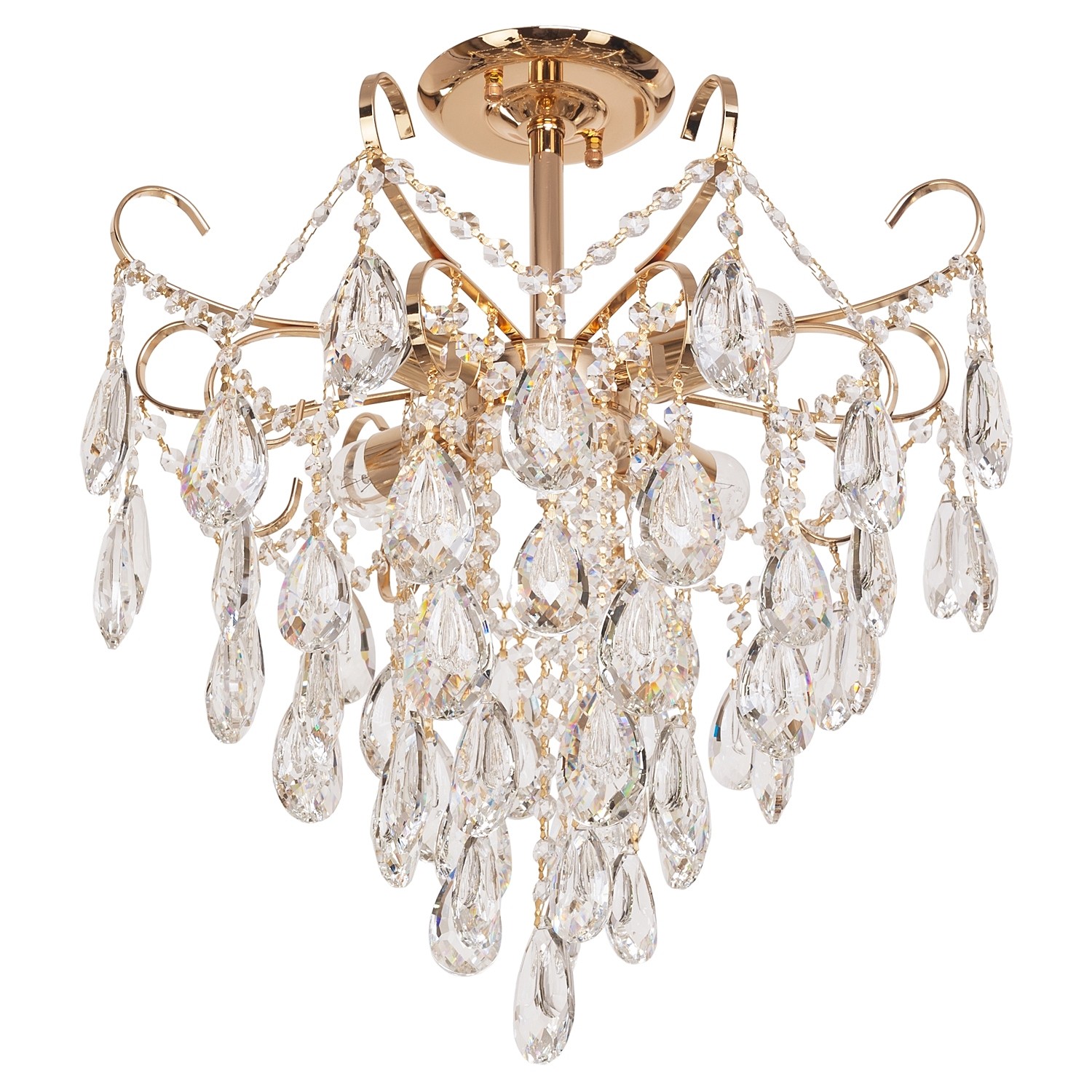 Потолочная люстра ЭкономСвет 15506 15506/4FGD WT