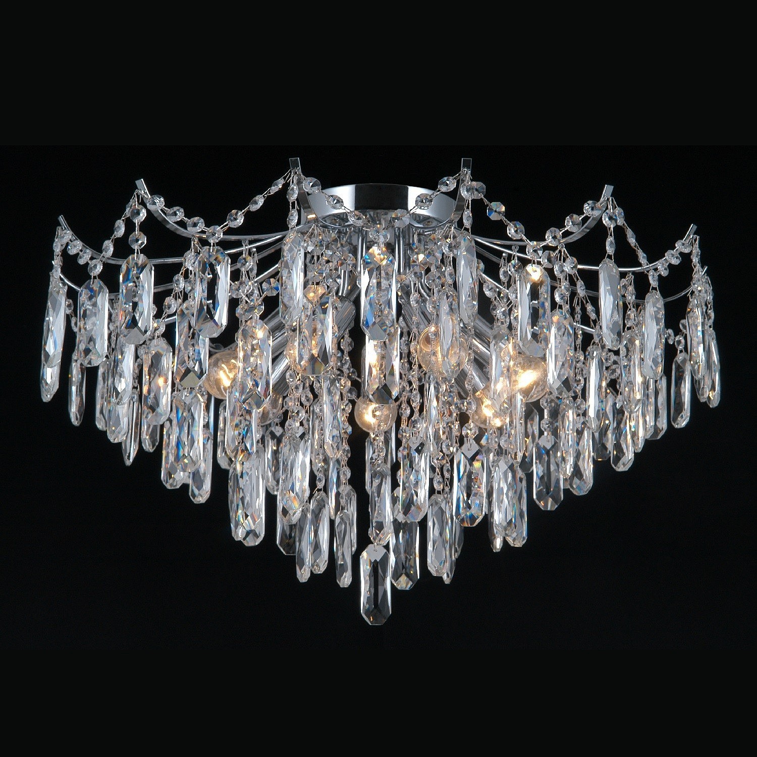 Потолочная люстра ЭкономСвет 15541 15541/7CR+CL