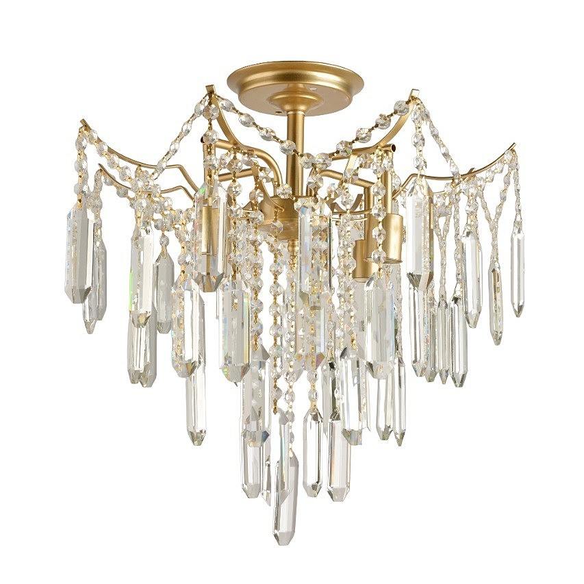 Потолочная люстра ЭкономСвет 15551 15551/4CPGD+CL