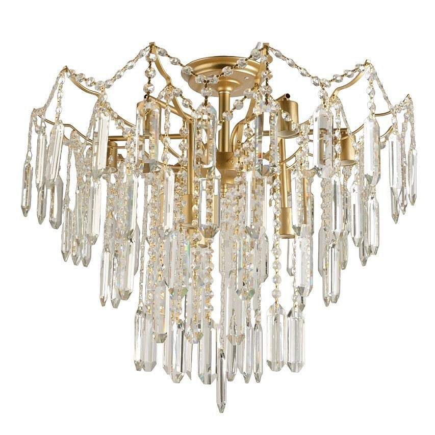 Потолочная люстра ЭкономСвет 15551 15551/9CPGD+CL