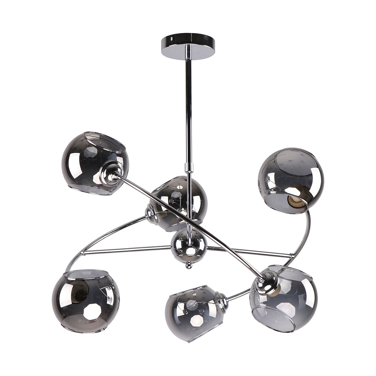 Люстра на штанге ЭкономСвет 20690 20690/6CR GR