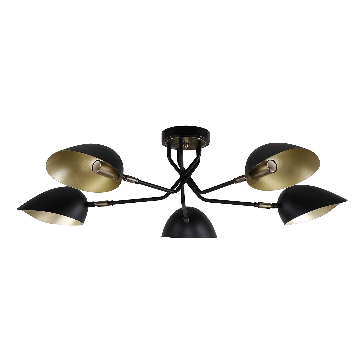 Потолочная люстра ЭкономСвет 20759 20759/5BK BK