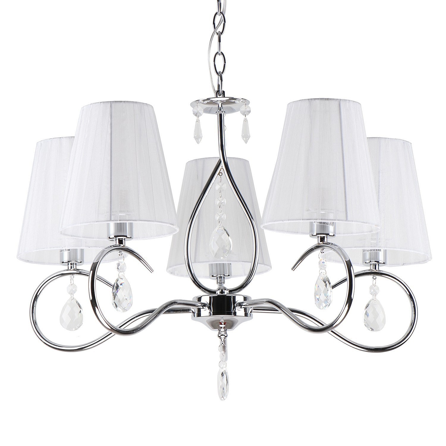 Подвесная люстра ЭкономСвет 20776 20776/5CR WT