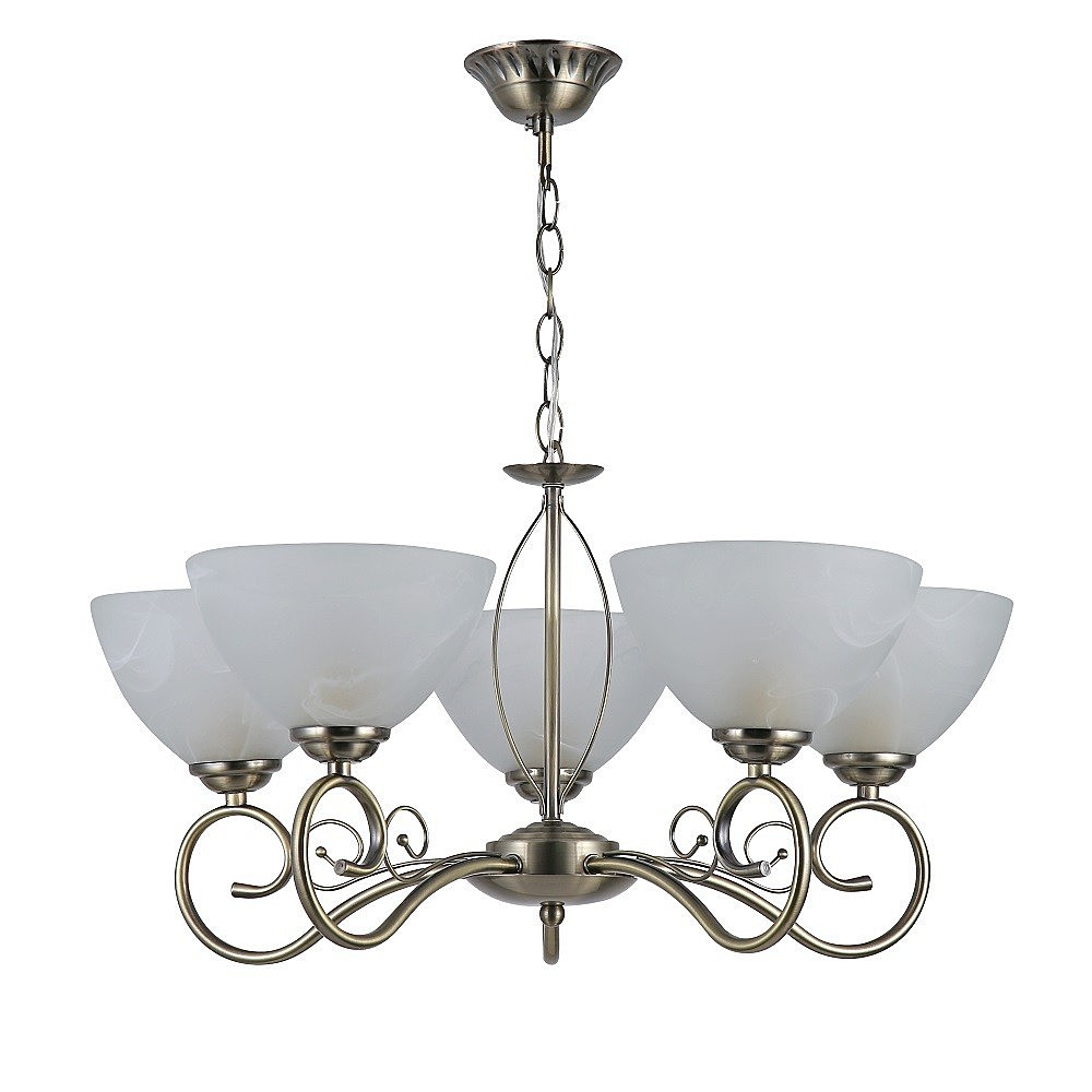 Подвесная люстра ЭкономСвет 20779 20779A/5AB WT