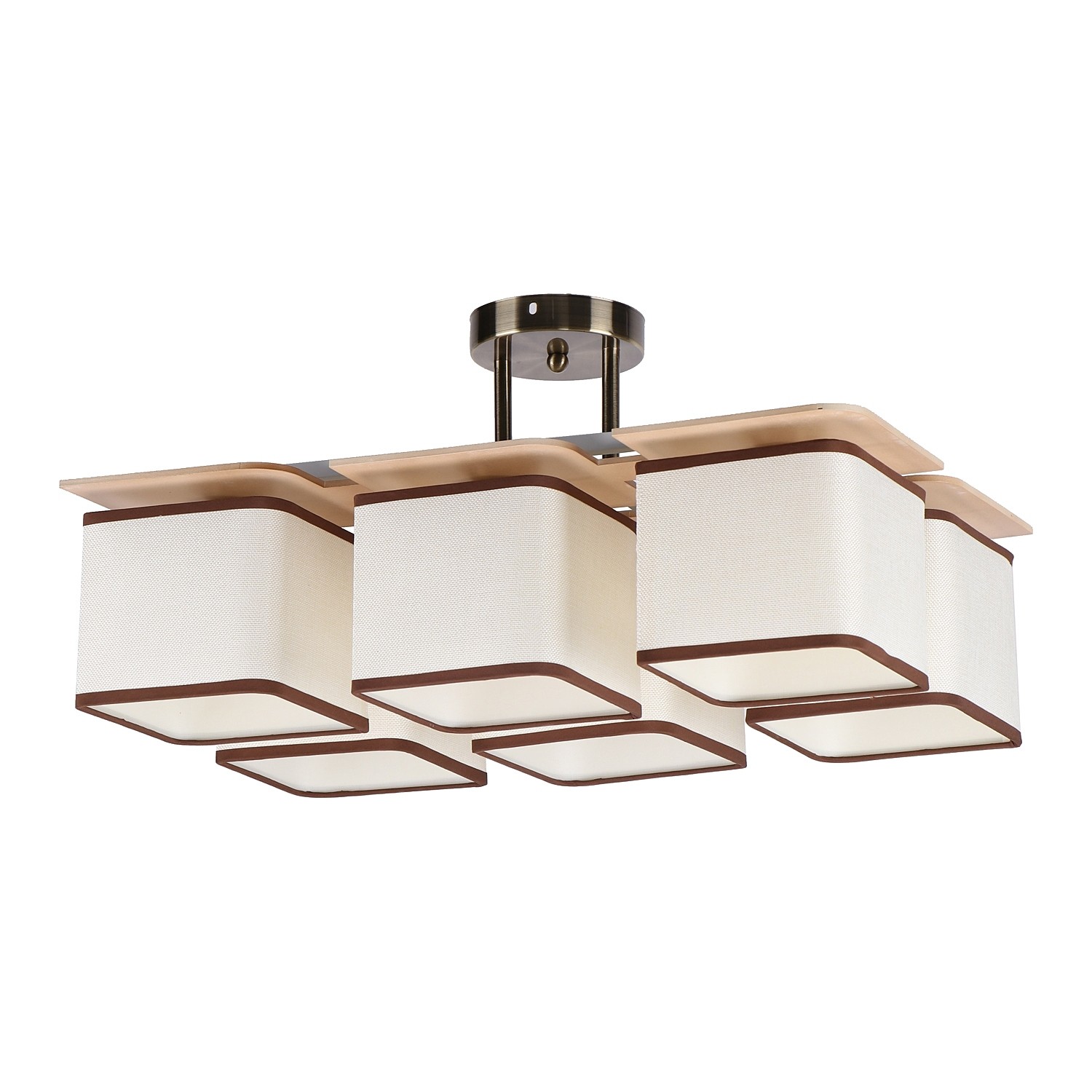 Потолочная люстра ЭкономСвет 24089 24089/6BR BR