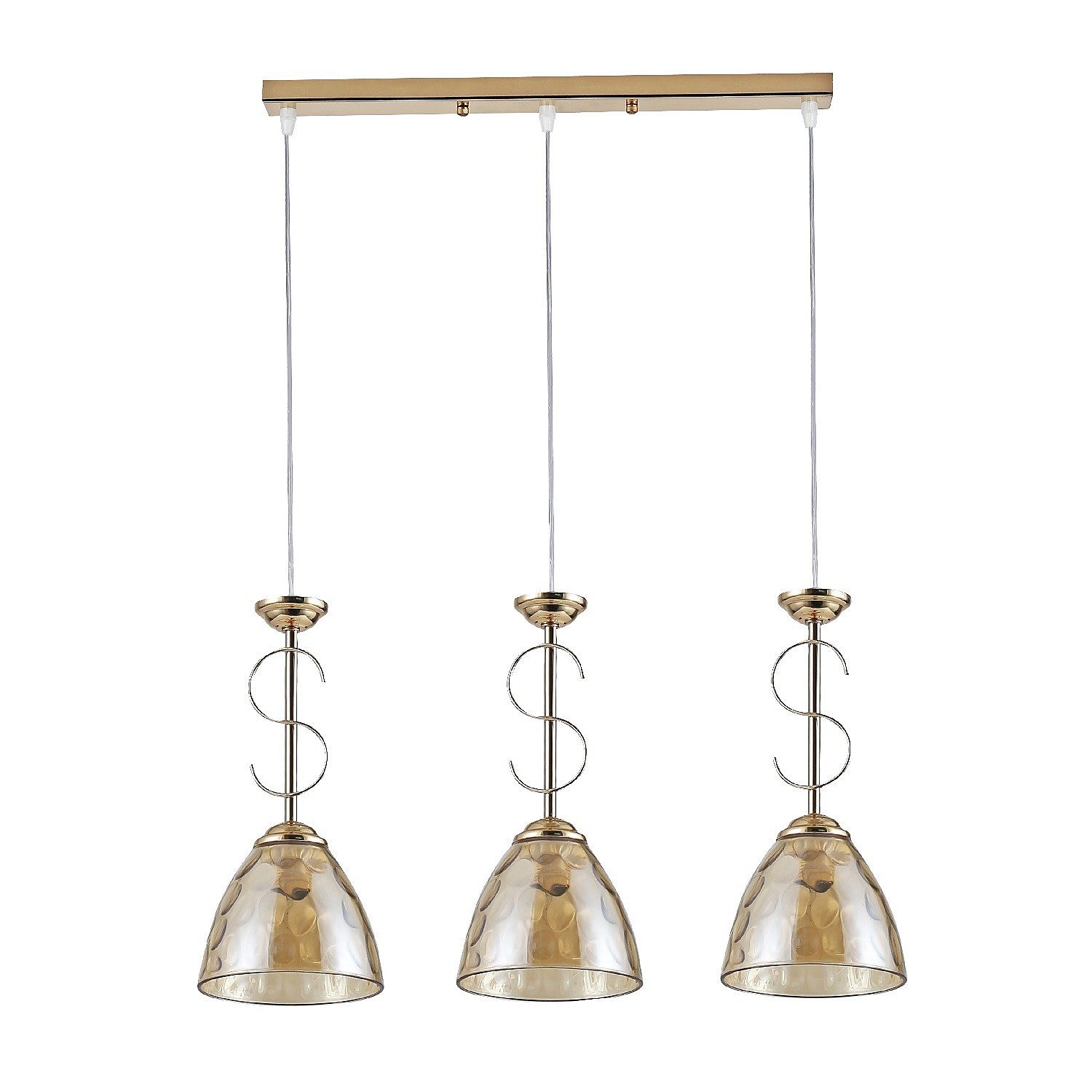 Светильник подвесной ЭкономСвет 30104 30104/3GD AMB