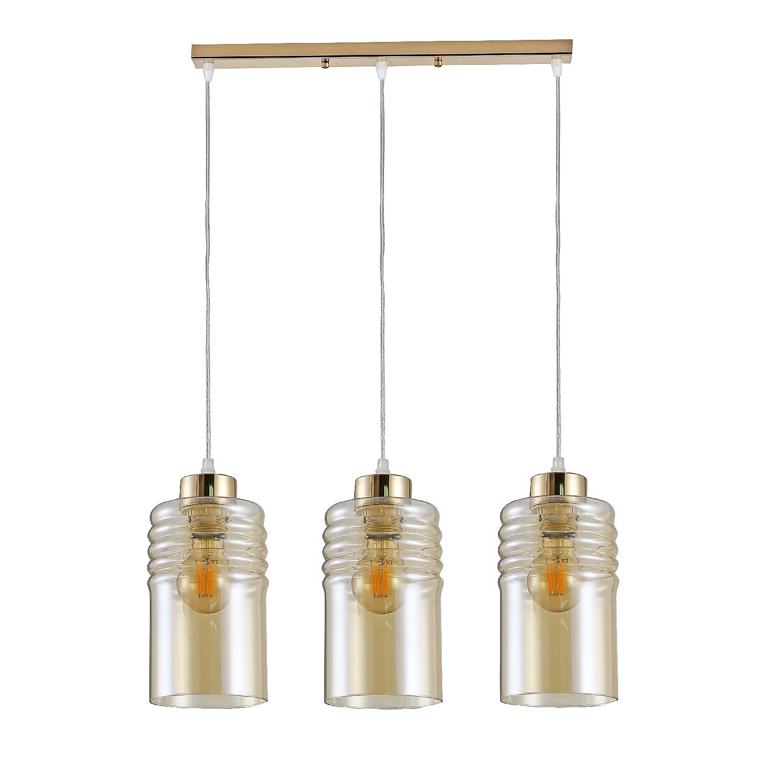 Светильник подвесной ЭкономСвет 30116 30116/3GD AMB