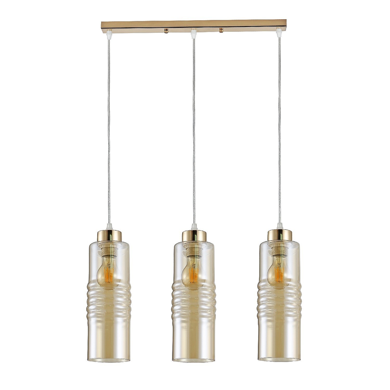 Светильник подвесной ЭкономСвет 30117 30117/3GD AMB