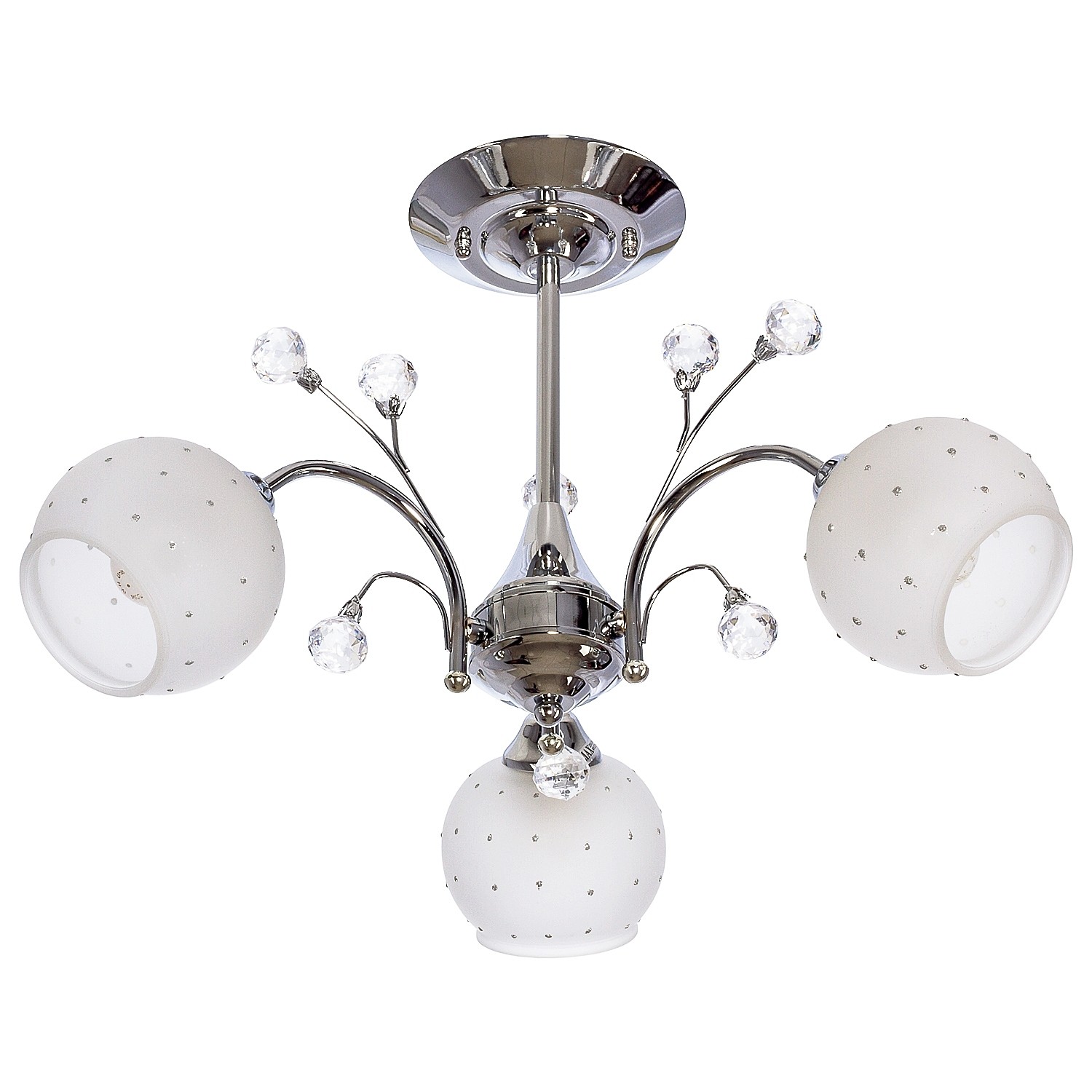 Потолочная люстра ЭкономСвет 3481 3481/3CR WT