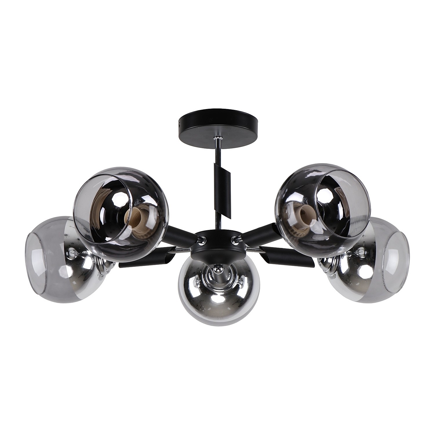 Потолочная люстра ЭкономСвет 40264 40264/5BK CL