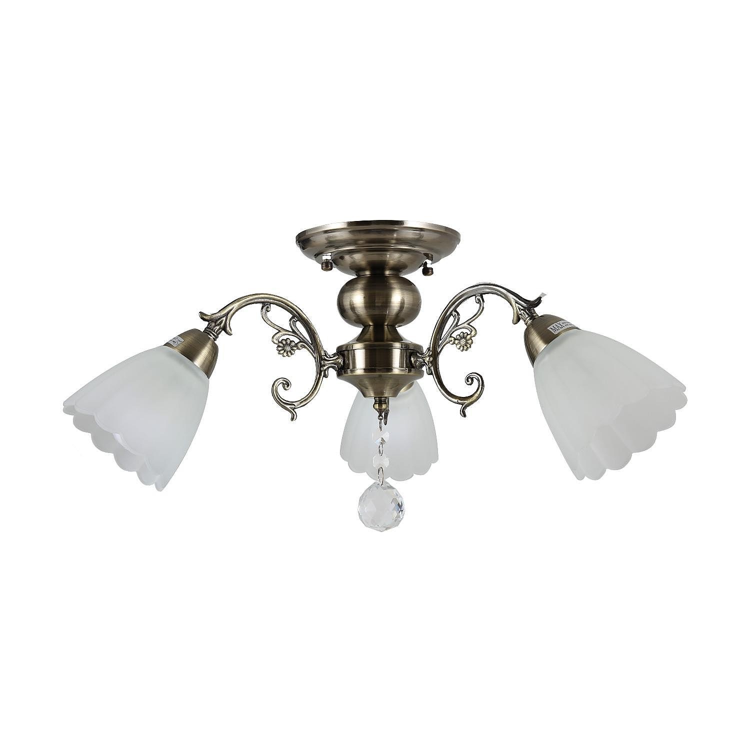 Потолочная люстра ЭкономСвет 4671 4671/3AB WT