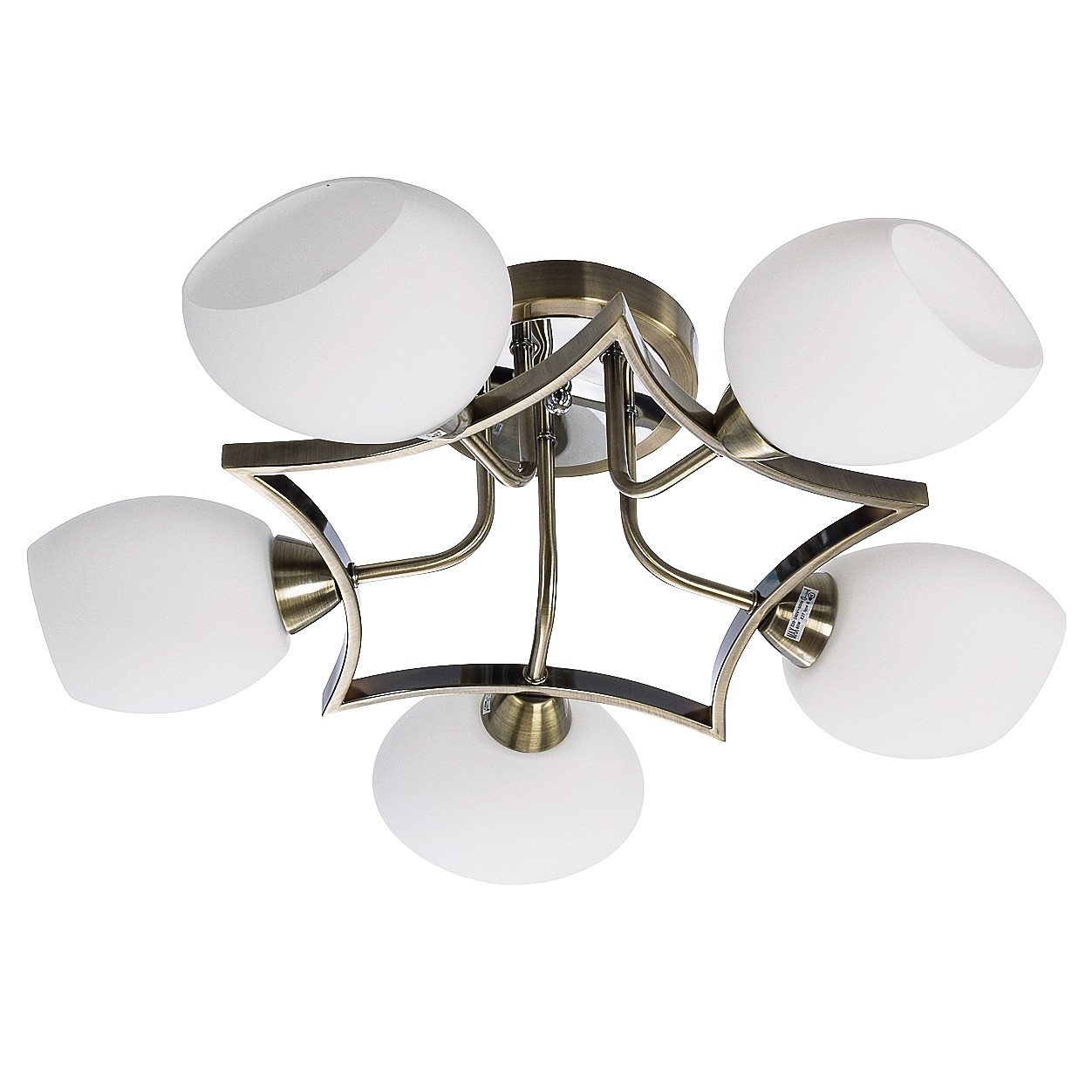 Потолочная люстра ЭкономСвет 50226 50226/5BCU WT