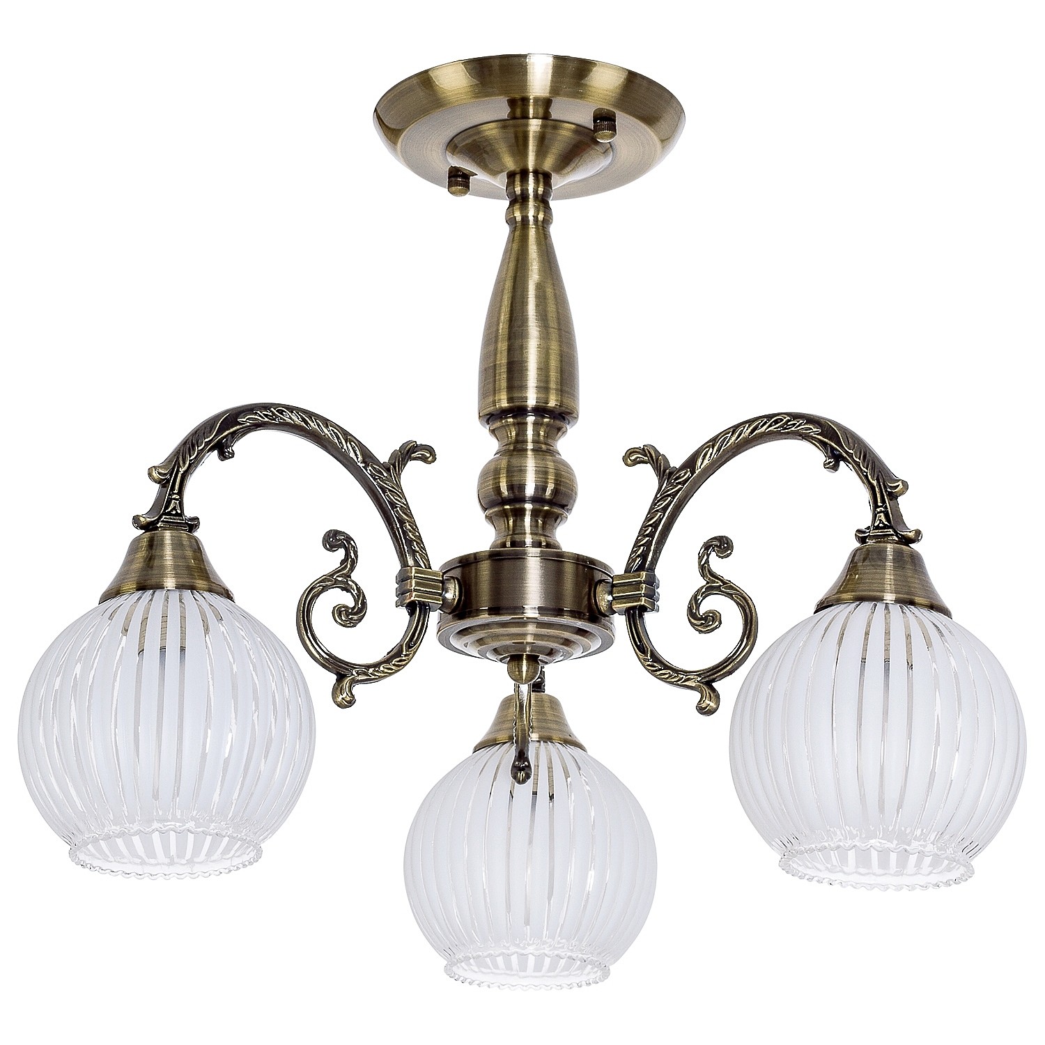 Потолочная люстра ЭкономСвет 50371 50371/3AB WT